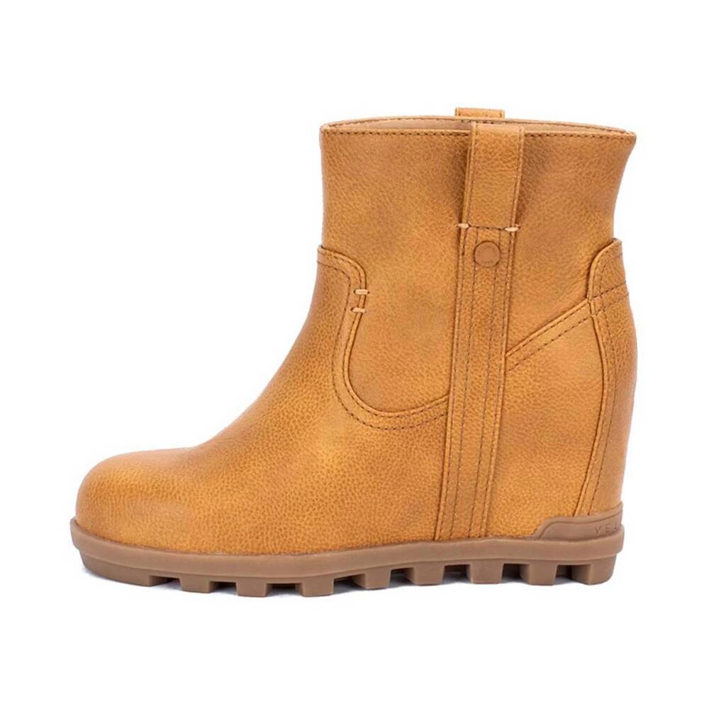 NEW BLOWFISH women's sadie wedge boot in tan
